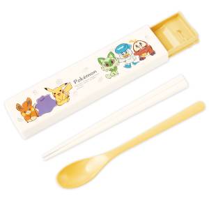 Pokémon: Sliding Chopstick & Spoon Set - Pokémon Circle [The Pokémon Company]