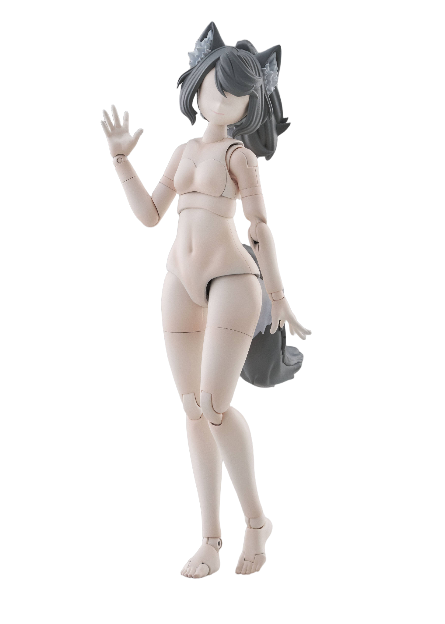 KemoPla Optional Parts: Human Parts Set - Color B (KO-03R) (Plastic Model) [Aoshima]