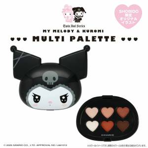 Sanrio: My Melody & Kuromi Angel and Devil - Multi-Palette 6 Colors (Chocolate Brown Ver.) [SHOBIDO]