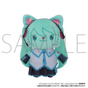 Hatsune Miku: Keychain Plush - Hatsune Miku (Cat w/ Eye Mask Ver.) [Movic]