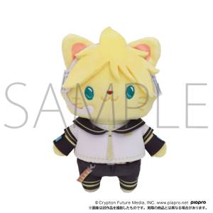 Hatsune Miku: Keychain Plush - Kagamine Len (Cat w/ Eye Mask Ver.) [Movic]