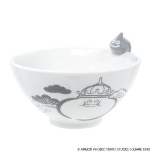 Dragon Quest Smile Slime: Japan Series Ceramic Bowl (Gray) [Square Enix]