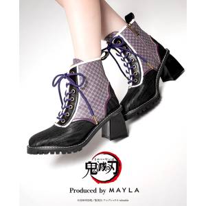 Demon Slayer / Kimetsu no Yaiba: Iconique Shoes Objet Boots (40) - Shinobu Kocho (Limited Edition) [MAYLA]