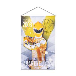 Bakuryu Sentai Abaranger (Power Rangers Dino Thunder): B2 Suede Tapestry - Abareyellow [Bandai]