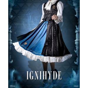 Twisted Wonderland: Iconique Layered Skirt (M) - Ignihyde Dormitory (Limited Edition) [MAYLA]