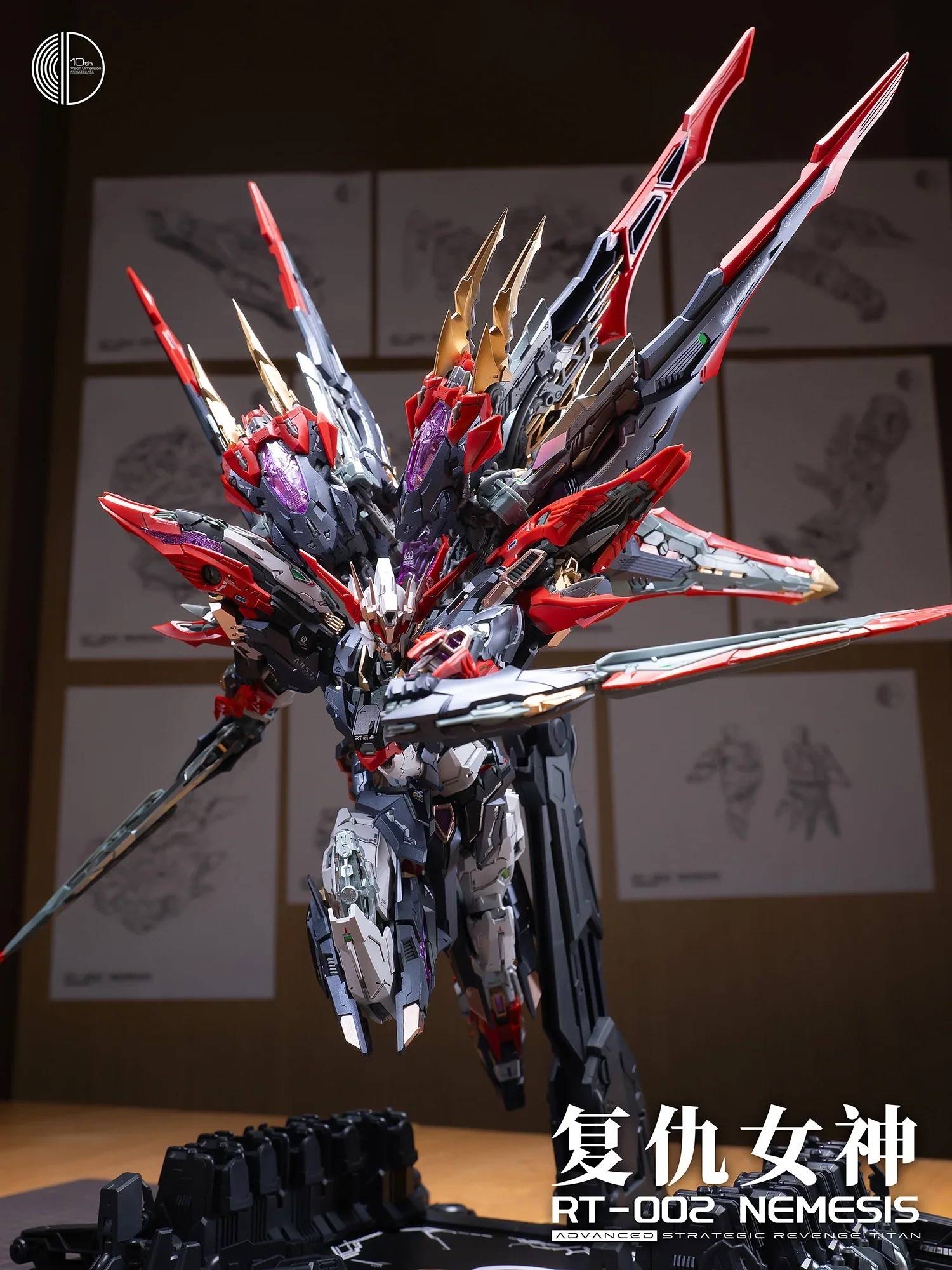 Infinity Nova: RT-002 NEMESIS Goddess of Revenge 1/100 (Plastic 