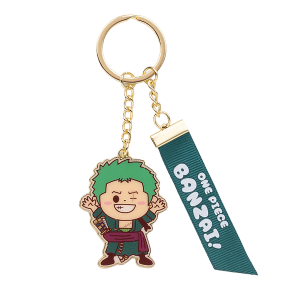 One Piece: Zoro - "Banzai!" Ribbon Keychain & Charm (Limited Edition) [Toei]