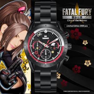 Fatal Fury City of the Wolves: Mai Shiranui Chronograph Watch (Limited Edition) [Fulton Japan]