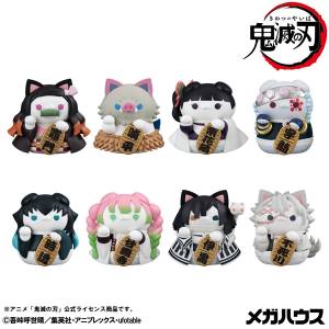 MEGA CAT PROJECT: Demon Slayer / Kimetsu no Yaiba - Maneki-Neko Ver.2 (8 Packs Box) [Megahouse]