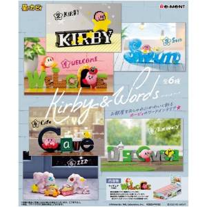 Kirby: Kirby Words Collection (6 Pack Box) (Reissue) [Re-Ment]