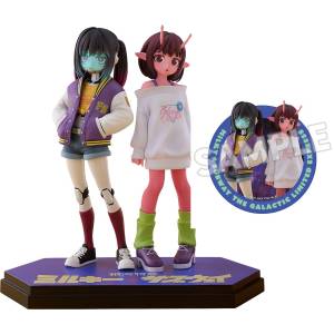 POP UP PARADE SP: Galaxy Express Milky☆Subway - Chiharu & Makina (Limited + Bonus) [Good Smile Company]