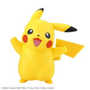 Pokemon Plamo Collection Quick!! Lite: Pikachu (Plastic Model Kit) [Bandai Spirits]
