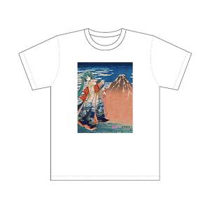Hatsune Miku x Hokusai: T-Shirt (Free Size) - 36 Views of Mount Fuji Series (Fine Wind Clear Morning) [Presence]