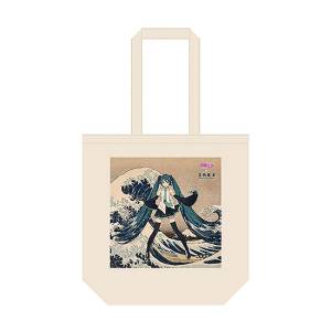 Hatsune Miku x Hokusai: Tote Bag - 36 Views of Mount Fuji Series (The Great Wave Off Kanagawa) [Presence]