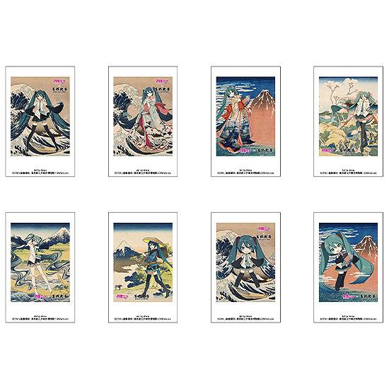Hatsune Miku x Hokusai: Instax Card Collection - 36 Views of Mount Fuji Series (8 Pack Box...
