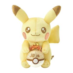 Pokémon: Shiny Pikachu - 30th Anniversary Plush Toy (Limited Edition) [The Pokémon Company]