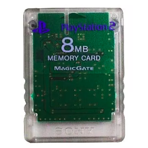 Memory Card 8MB - Crystal [PS2 - Used / Loose]