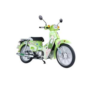 Tohoku Zunko / Zundamon Project: Zundamon Honda Super Cub 1/12 - Plafia Plastic Model (Limited + Bonus) [Plum]