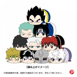 Weekly Shonen Jump 50th Anniversary Jump All Stars - PoteKoro Mascot Puchi Part.2 (Petit 10 Packs/Box) [Plush Toys]