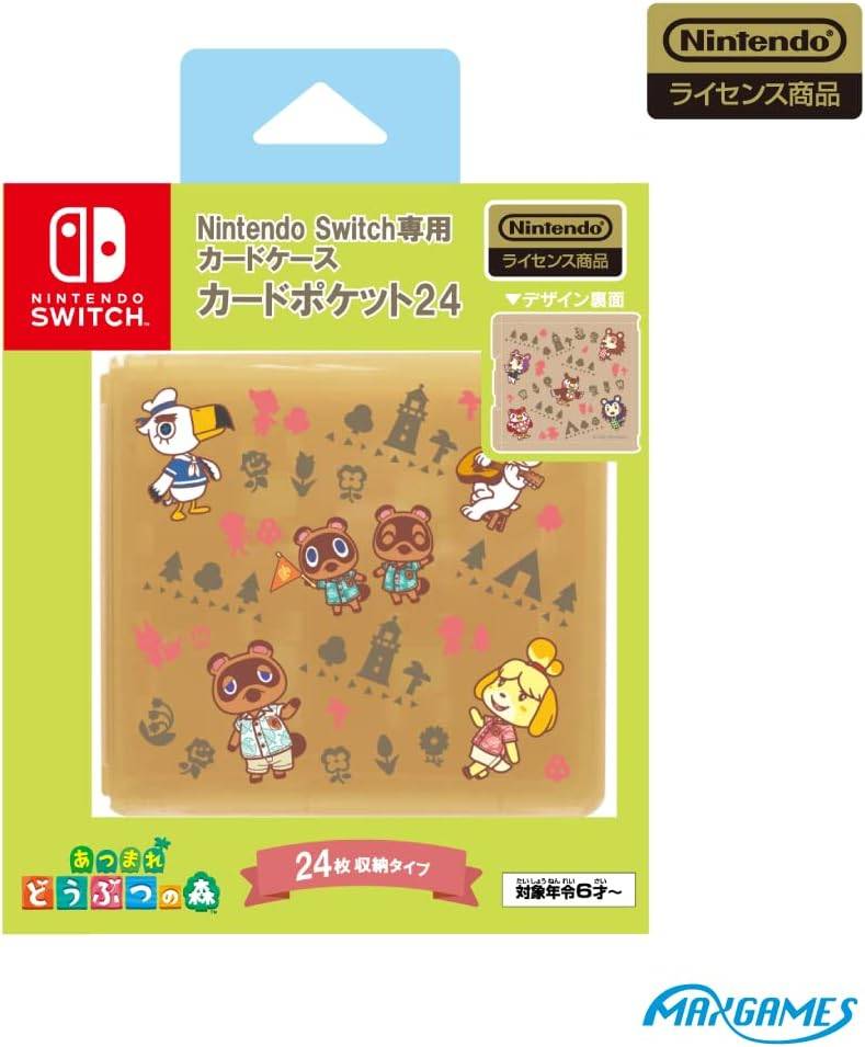 Nintendo Switch 2: Animal Crossing Line Art Card Case - 24 Card Pockets ...
