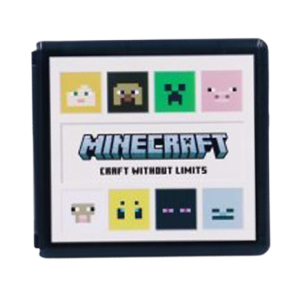 Nintendo Switch 2: Minecraft Icons Card Case - 24 Card Pockets [Max Games]