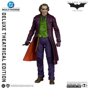 The Dark Knight Trilogy: The Joker 1/10 - DC Multiverse 7-inch Action Figure Deluxe Theatrical Edition [McFarlane Toys]