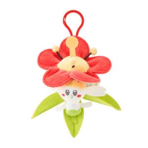 Pokémon Full Bloom: Flabébé Plush Mascot (Red) - So tiny! (Limited Edition) [The Pokémon Company]