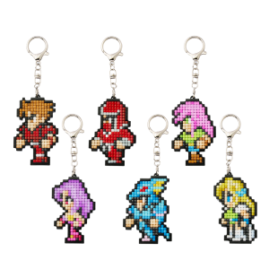 Final Fantasy Pixel Remaster: Keychain - Build Charm Collection Vol.2 (6 Packs Box) [Square Enix]