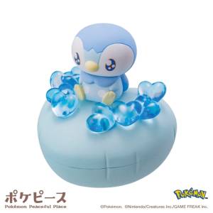Pokémon PokéPeace: Piplup Peaceful Doll - Full of Hearts [Takara Tomy]