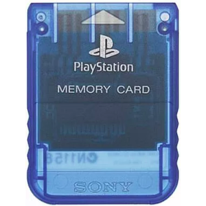 Memory Card Island Blue [PS1 - occasion / loose]
