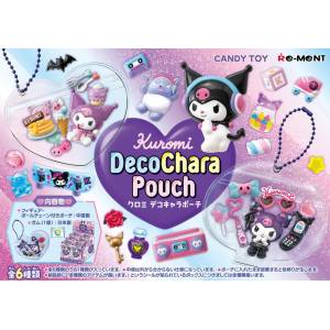 Sanrio Characters: Kuromi DecoChara Pouch (6 Pack Box) [Re-Ment]