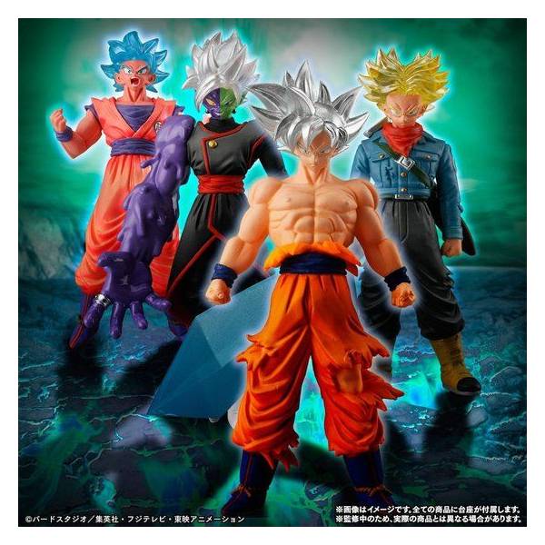 Dragon Ball Super - Son Goku Migatte no Goku'i / SSJ God SS / Zamasu /  Trunks Set Limited Edition [HG - Silver Edition] 