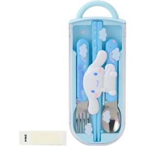 Sanrio Characters: Lunch Trio Set - Slide Case, Antibacterial (Cinnamoroll) [Sanrio]