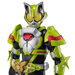 S.H.FIGUARTS: Kamen Rider Geats - Kamen Rider Tycoon (Fever Ninja Form & Kekera Frog Statue Set) [Bandai Spirits - Used]