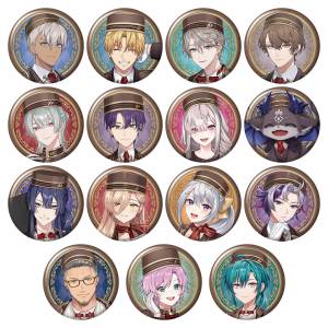 Shokugan: Nijisanji Badges & Biscuits Vol. 3 (12 Packs Box) [Bandai]
