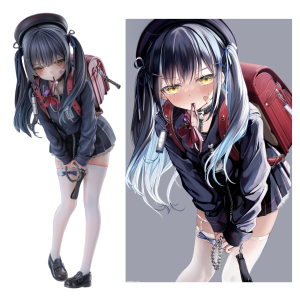 アンリ人形　ANRI ◆希少25㎝【Riding Thru The Rain】 Original Character by Yunmi: Rinri-chan 1/7 - DX Strolling Ver