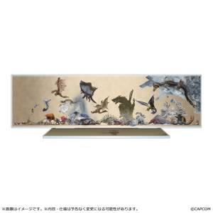 Monster Hunter Wilds: Monster Size Comparison Chart Acrylic Stand Diorama [Capcom]