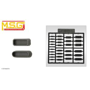 M.S.G Modeling Support Goods: Square Mold II - Plastic Unit P125 (Plastic Model) [Kotobukiya]