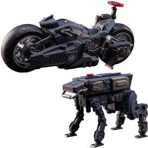 Chang'an Guards Mecha: SWAT Special Forces Unit Motorcicle & Robo-Dog 1/12 - Optional Parts [MoshowToys]