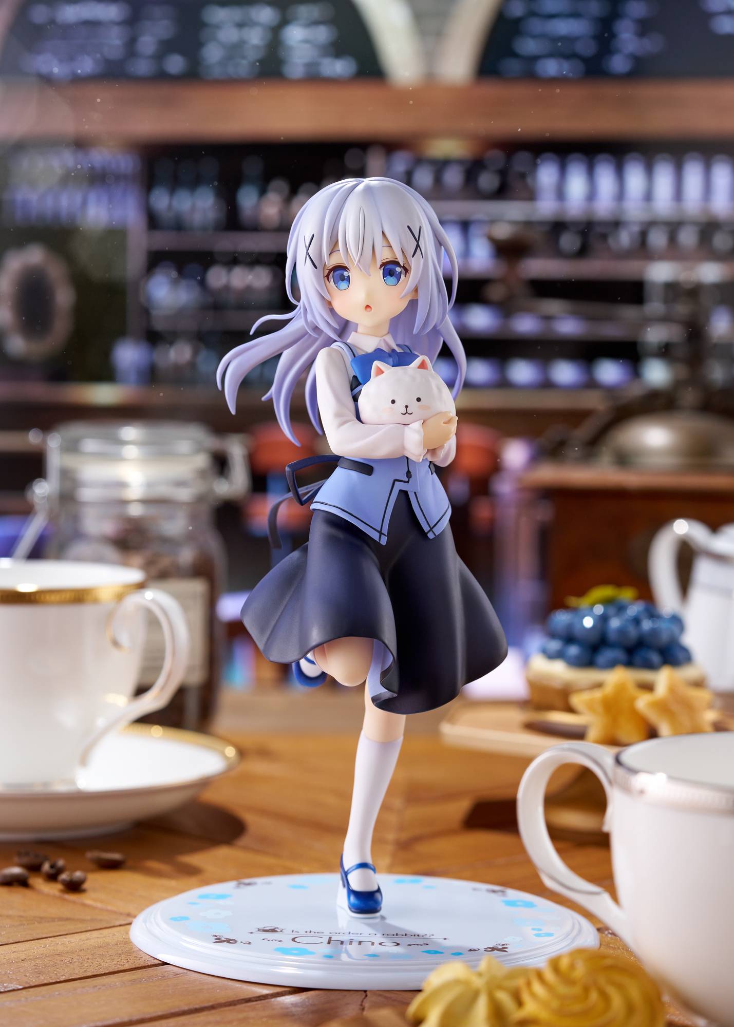 Is the Order a Rabbit??: Chino Kafu 1/7 - Cafe Style Ver. (Reissue) [Plum]