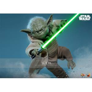 Star Wars Revenge of the Sith: Yoda 1/6 - Movie Masterpiece Fully Poseable Figure [Hot Toys]