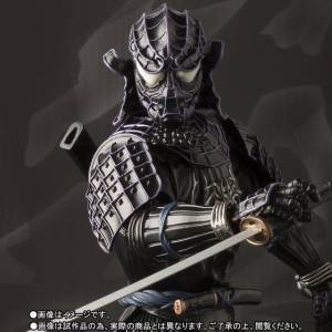 Meishou MANGA REALIZATION - Ultimate Spiderman Onmitsu Black Armor Spider Man Limited Edition [Bandai]