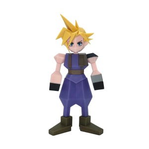 Final Fantasy VII: Cloud Strife - Polygon Soft Vinyl Figure (2nd