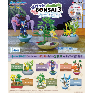 Pokémon: Pocket Bonsai Vol.3 - With the Changing Seasons (6 Packs Box) Reissue [Re-Ment]