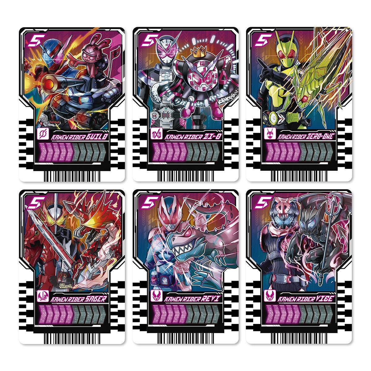 Kamen Rider Gotchard: Ride Chemy Legend Rider - Memorial Card Set