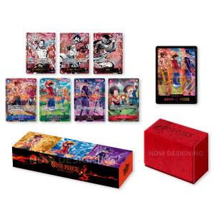 ONE PIECE CARD GAME 1BOXセット Bandai One Piece Card Game Official Storage Box, Standard Black