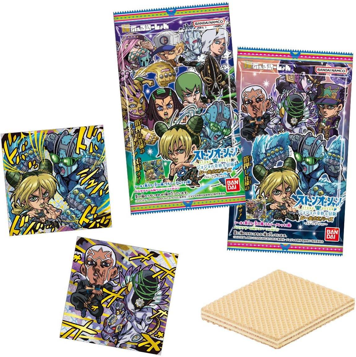 Shokugan: Niformation Jojo's Bizarre Adventure / Stone Ocean - Sticker & Wafer (20 Packs B...