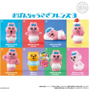 Shokugan: Opanchu Usagi & Friends Vol.3 - Mascot & Gum (12 Packs Box) [Bandai]