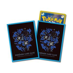 Pokémon Card Game: COOL x METAL Lucario Premium Gloss Deck Shield - 64 Sleeves (Blue) (Limited Edition) [The Pokémon Company]