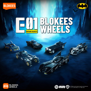 DC Comics: Batmobile Gotham Velocity - Blokees Wheels (E01) (6 Pack Box) [Blokees]